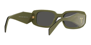 Prada PRADA PR 17WS women Green Geometric Sunglasses