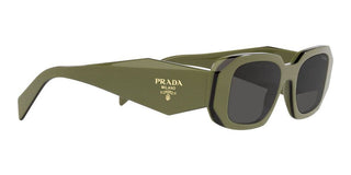 Prada PRADA PR 17WS women Green Geometric Sunglasses