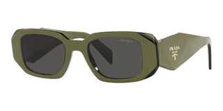 Prada PRADA PR 17WS women Green Geometric Sunglasses