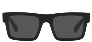 Prada PRADA PR 19WS men Black Geometric Sunglasses