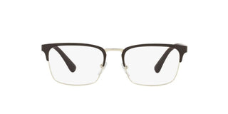 Prada PRADA PR 54TV men Brown Geometric Eyeglasses