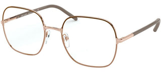 Prada PRADA PR 56WV women Brown Geometric Eyeglasses