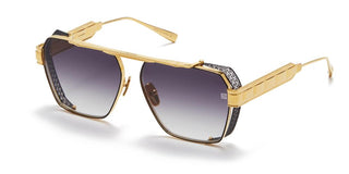 Balmain PREMIER unisex Yellow Geometric Sunglasses