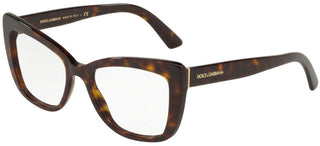 Dolce & Gabbana PRINTED DG 3308 women Havana Butterfly Eyeglasses