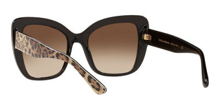 Dolce & Gabbana PRINTED DG 4348 women Brown Butterfly Sunglasses