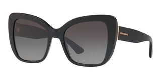 Dolce & Gabbana PRINTED DG 4348 women Black Butterfly Sunglasses