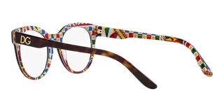 Dolce & Gabbana PRINT FAMILY DG 3334 women Havana Cat Eye Eyeglasses