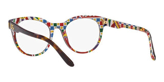 Dolce & Gabbana PRINT FAMILY DG 3334 women Havana Cat Eye Eyeglasses