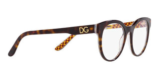 Dolce & Gabbana PRINT FAMILY DG 3334 women Havana Cat Eye Eyeglasses