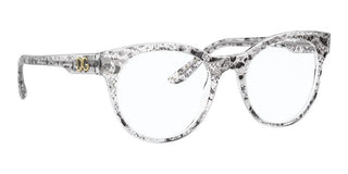 Dolce & Gabbana PRINT FAMILY DG 3334 women Transparent Cat Eye Eyeglasses