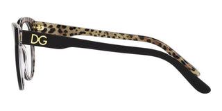 Dolce & Gabbana PRINT FAMILY DG 3334 women Black Cat Eye Eyeglasses