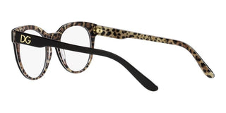 Dolce & Gabbana PRINT FAMILY DG 3334 women Black Cat Eye Eyeglasses