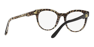 Dolce & Gabbana PRINT FAMILY DG 3334 women Black Cat Eye Eyeglasses