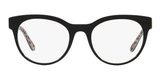 Dolce & Gabbana PRINT FAMILY DG 3334 women Black Cat Eye Eyeglasses