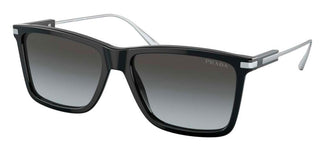 Prada PR 01ZS men Black Geometric Sunglasses