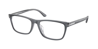 Prada PR 01ZVD men Grey Squared Eyeglasses