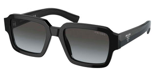 Prada PR 02ZS men Black Geometric Sunglasses