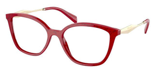 Prada PR 02ZV women Red Cat Eye Eyeglasses