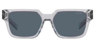 Prada PR 03ZS men Grey Geometric Sunglasses