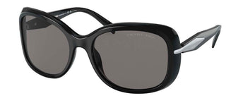 Prada PR 04ZS women Black Geometric Sunglasses