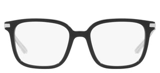 Prada PR 04ZV men Black Geometric Eyeglasses