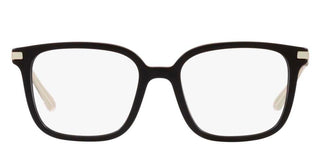 Prada PR 04ZV men Black Geometric Eyeglasses