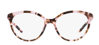 Prada PR 08YV women Brown Geometric Eyeglasses