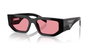 Prada PR 09ZS men Black Geometric Sunglasses