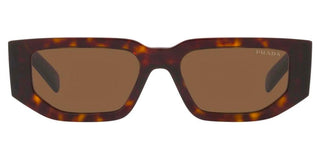 Prada PR 09ZS men Havana Geometric Sunglasses