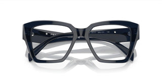 Prada PR 09ZV women Blue Geometric Eyeglasses