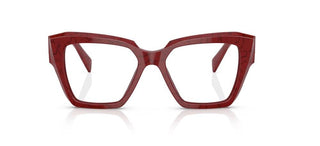 Prada PR 09ZV women Red Geometric Eyeglasses