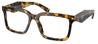 Prada PR 10YV women Havana Geometric Eyeglasses