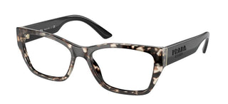 Prada PR 11YV women Havana Geometric Eyeglasses