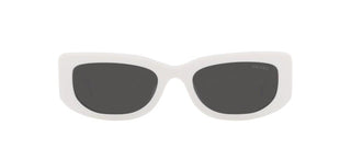 Prada PR 14YS women White Geometric Sunglasses