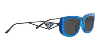 Prada PR 14YS women Blue Geometric Sunglasses