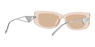 Prada PR 14YS women Transparent Geometric Sunglasses