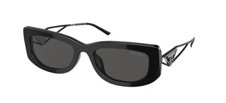 Prada PR 14YS women Black Geometric Sunglasses