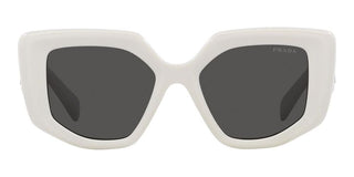 Prada PR 14ZS women White Geometric Sunglasses