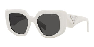 Prada PR 14ZS women White Geometric Sunglasses