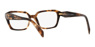 Prada PR 14ZV women Havana Squared Eyeglasses