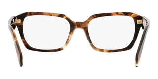 Prada PR 14ZV women Havana Squared Eyeglasses