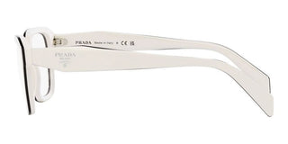 Prada PR 14ZV women White Squared Eyeglasses