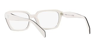 Prada PR 14ZV women White Squared Eyeglasses