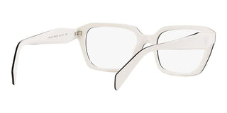 Prada PR 14ZV women White Squared Eyeglasses