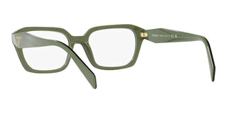 Prada PR 14ZV women Green Squared Eyeglasses