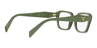 Prada PR 14ZV women Green Squared Eyeglasses