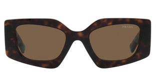 Prada PR 15YS women Havana Geometric Sunglasses