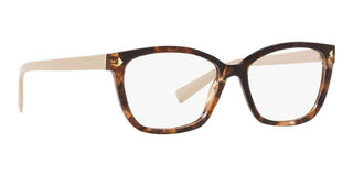 Prada PR 15ZV women Havana Geometric Eyeglasses