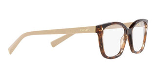 Prada PR 15ZV women Havana Geometric Eyeglasses