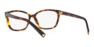 Prada PR 15ZV women Havana Geometric Eyeglasses